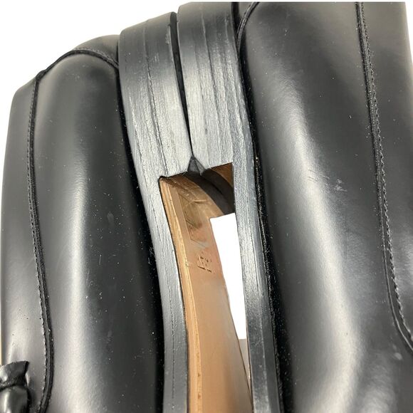 J Crew Penny Loafers Mens 9 Black Leather Sole Business Preppy Luxury Shoes main image 14